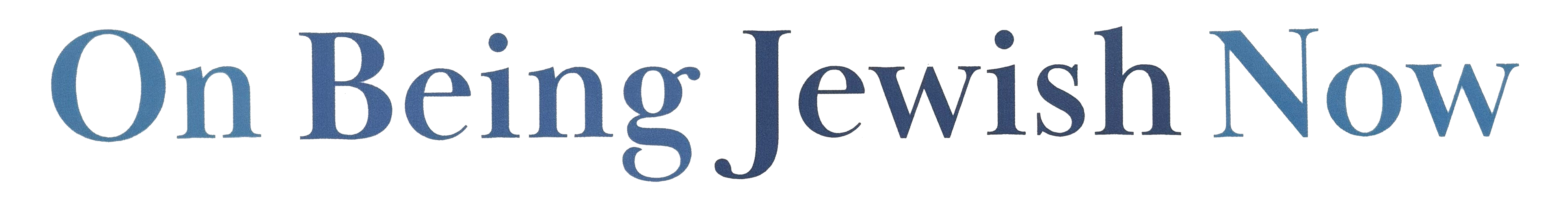 On Being Jewish Now logo